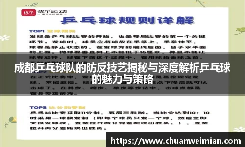 成都乒乓球队的防反技艺揭秘与深度解析乒乓球的魅力与策略
